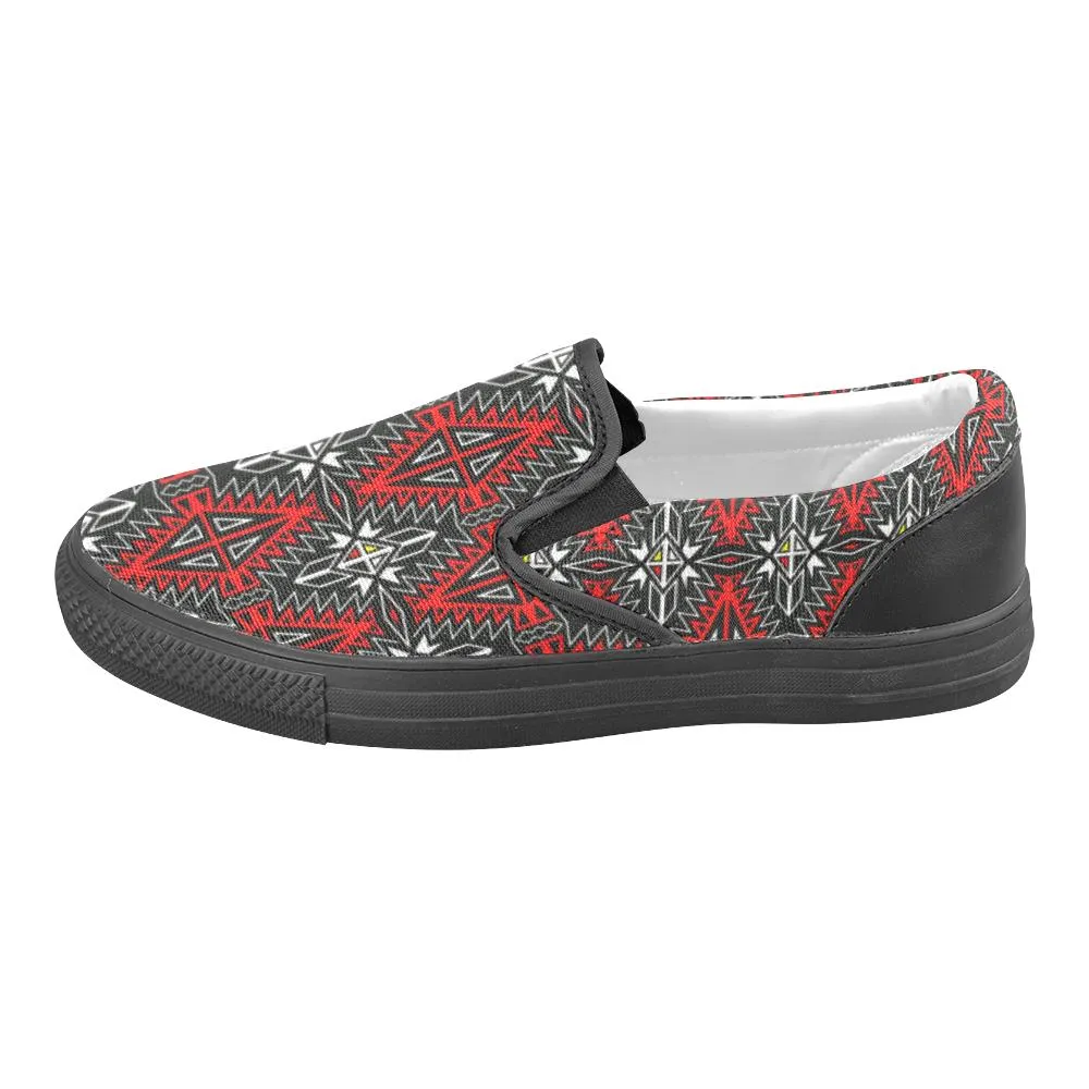 Four Directions Women's Unusual Slip-on Canvas Shoes