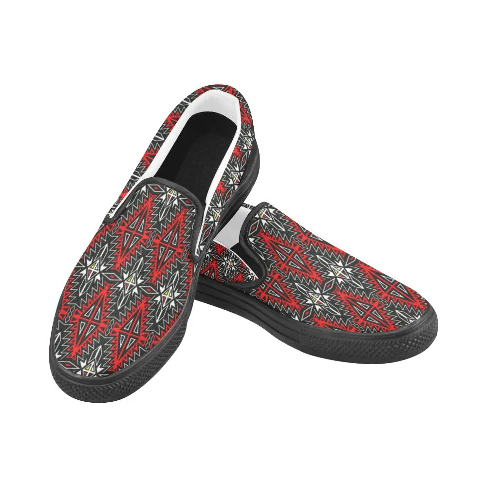 Four Directions Women's Unusual Slip-on Canvas Shoes