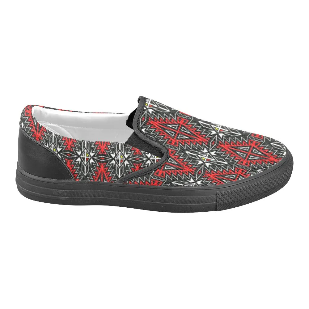 Four Directions Women's Unusual Slip-on Canvas Shoes