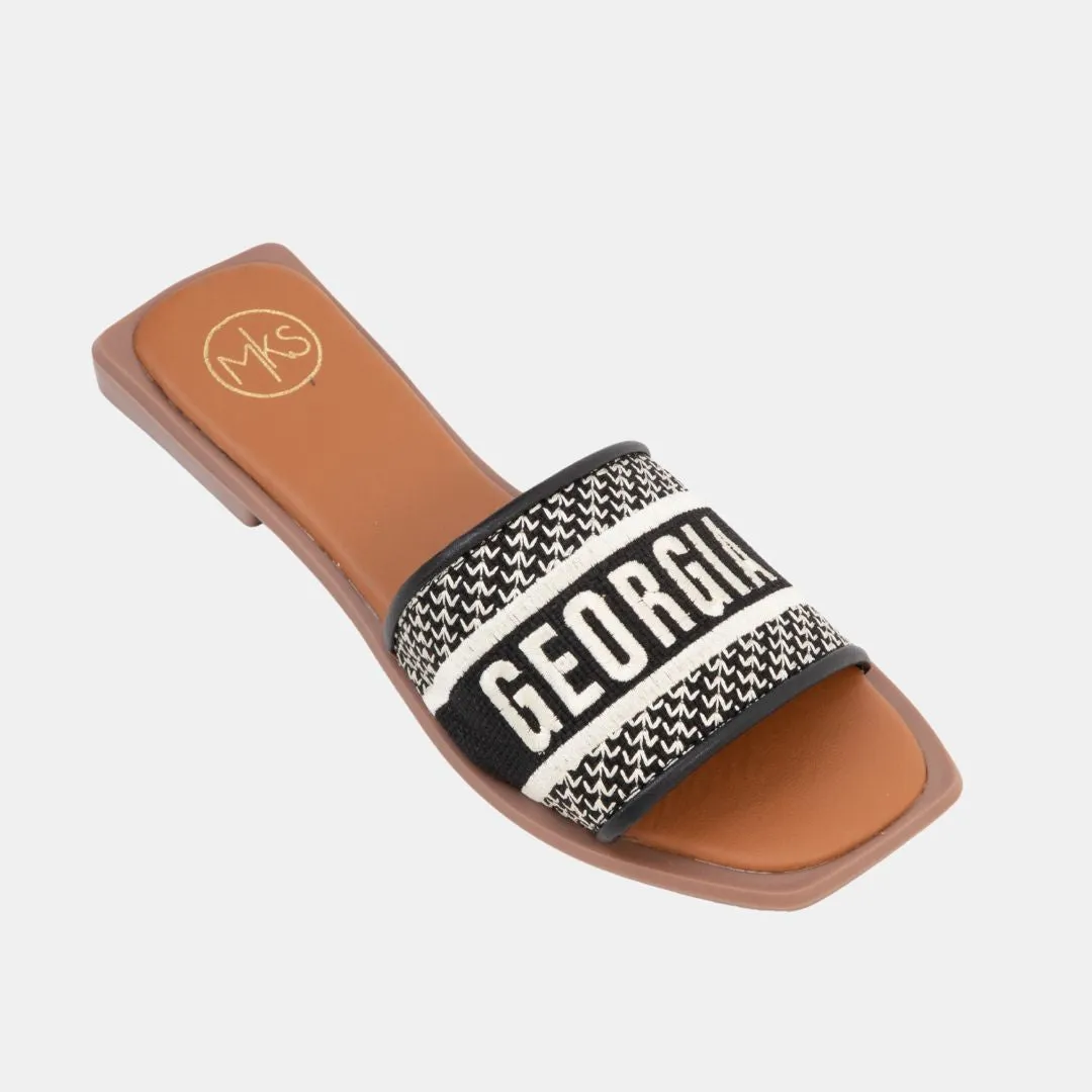 Georgia Game Day Sandal