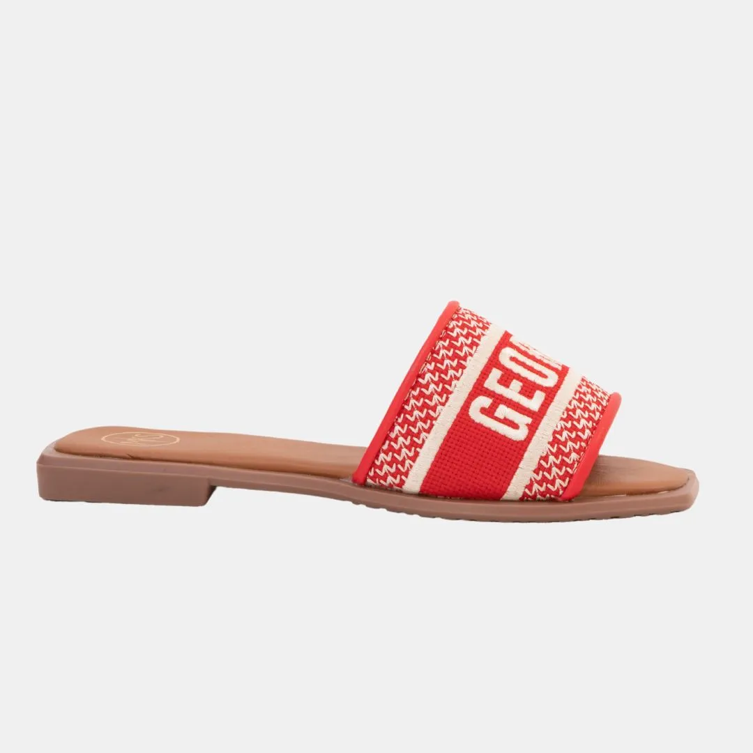 Georgia Game Day Sandal