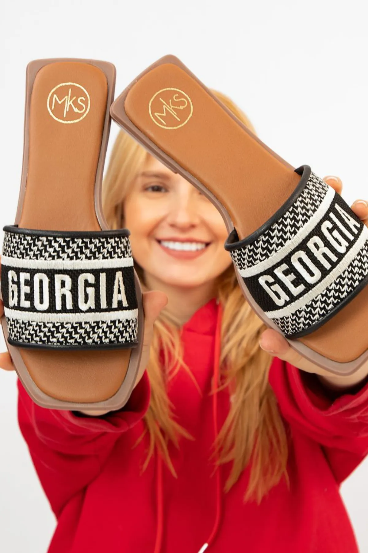 Georgia Game Day Sandal