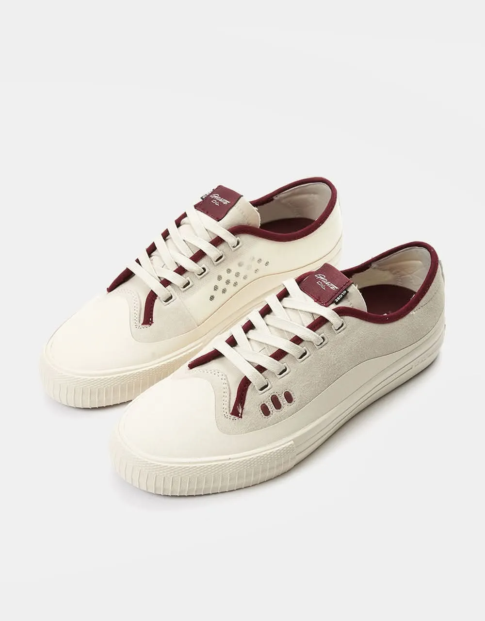 Globe Gillette Skate Shoes - Cream/Pomegranate