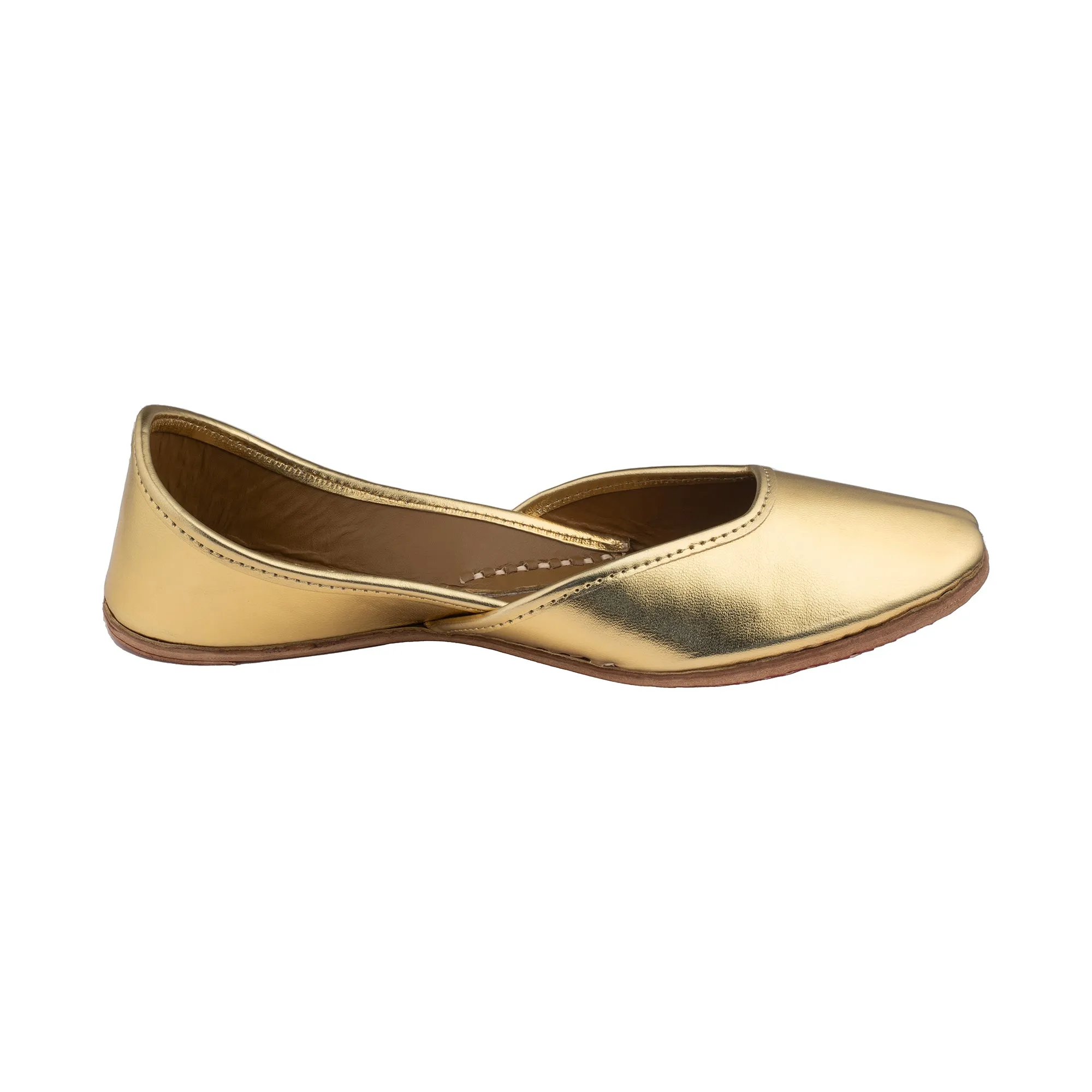 Gold Dust Women's Kolhapuri Leather Jutti