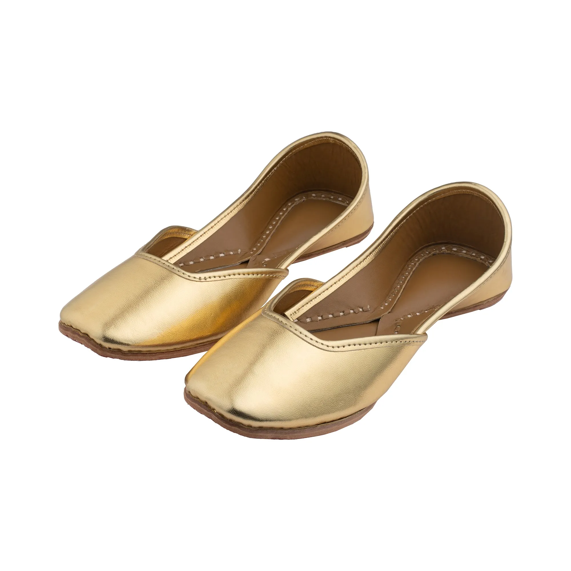 Gold Dust Women's Kolhapuri Leather Jutti