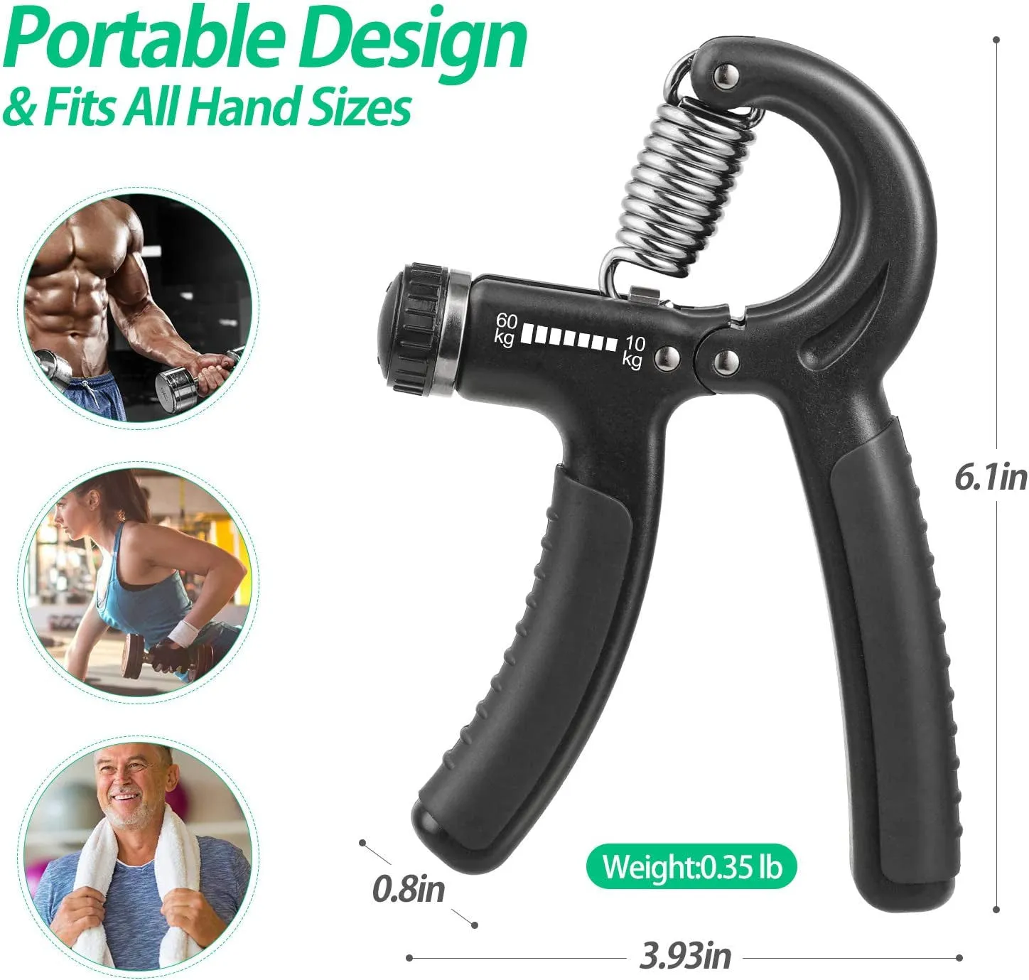 Grip Strength Trainer, Hand Grip Strengthener