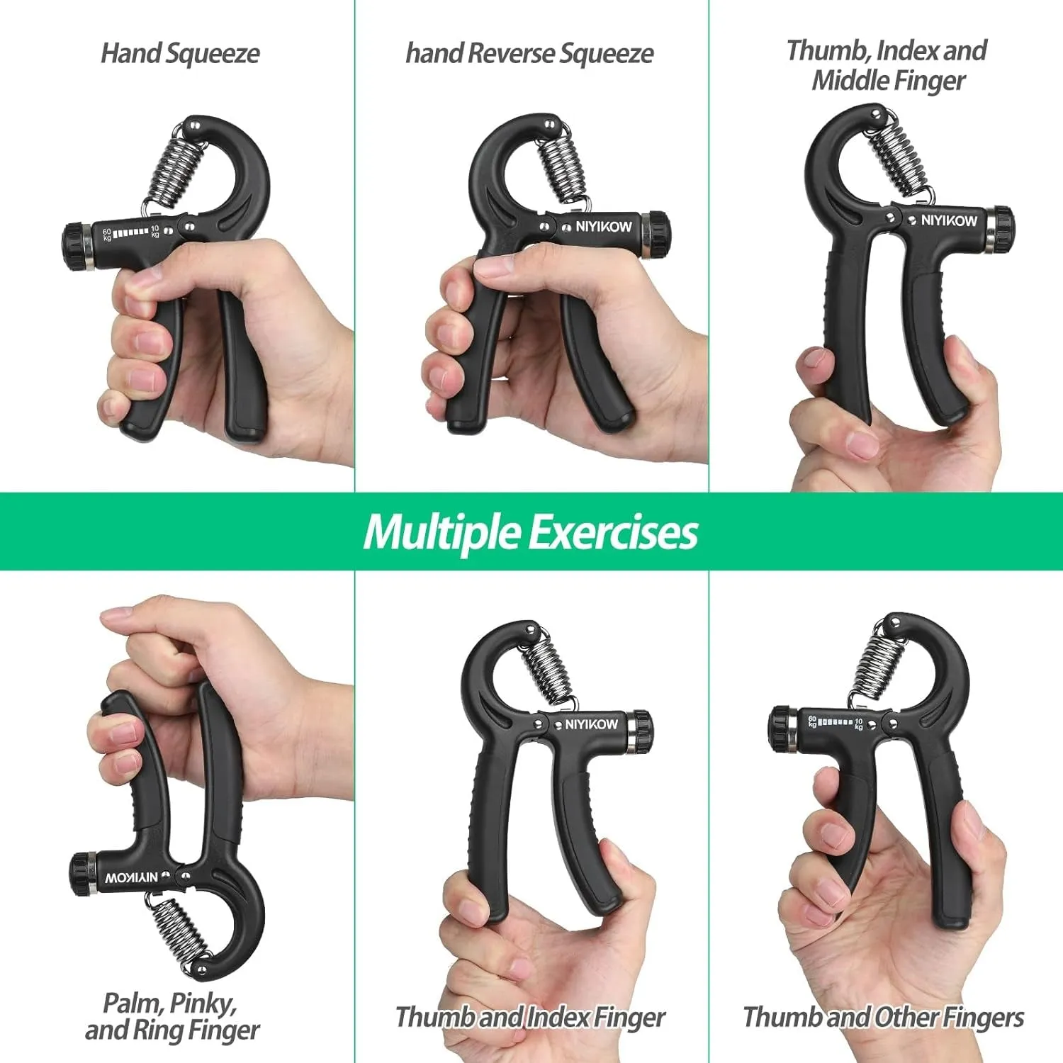 Grip Strength Trainer, Hand Grip Strengthener