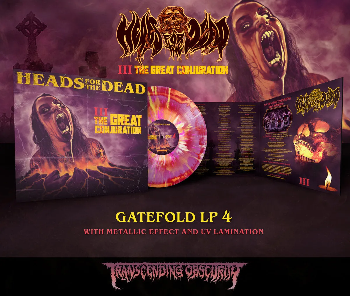 Heads For The Dead "The Great Conjuration" Hand-numbered Edition 12"