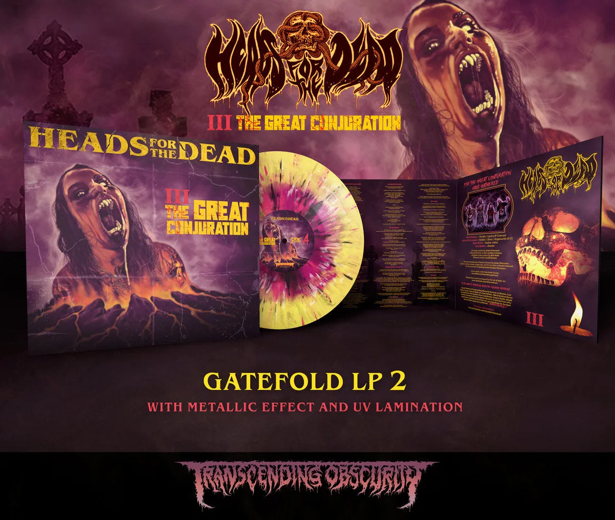 Heads For The Dead "The Great Conjuration" Hand-numbered Edition 12"