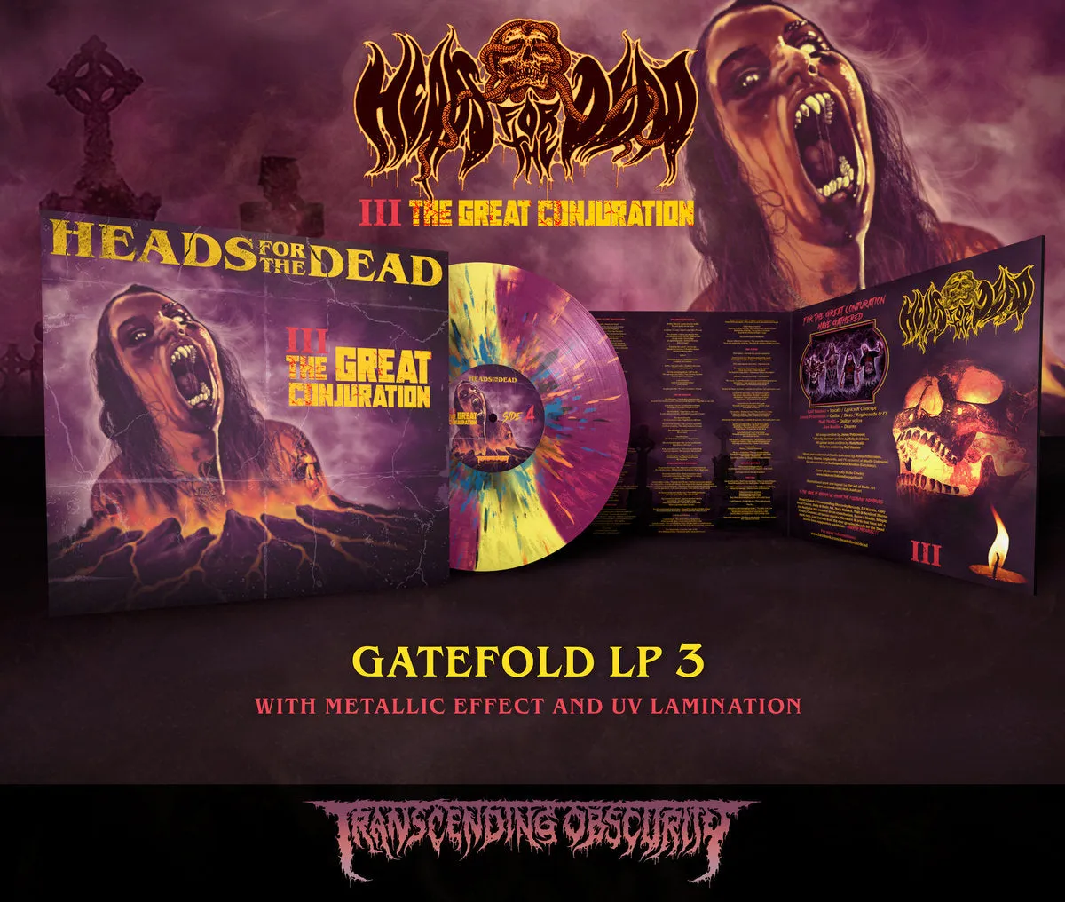 Heads For The Dead "The Great Conjuration" Hand-numbered Edition 12"