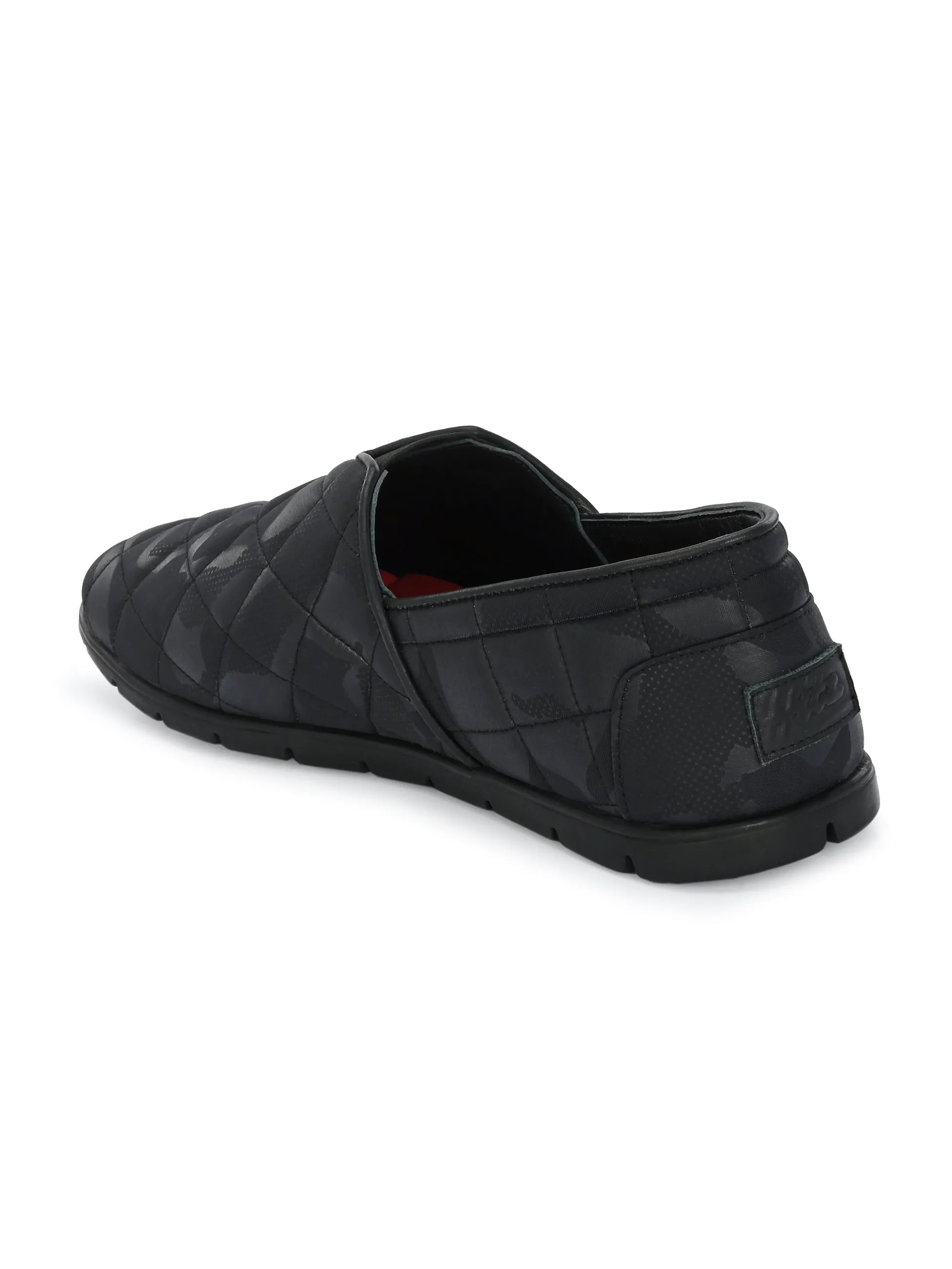 HITZ154-Men' Black Casual Walking Shoes