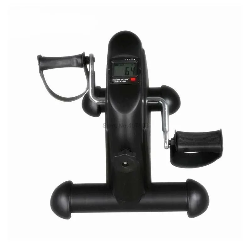 Home Elderly Rehabilitation Exercise Mini Bike Fitness LCD Display Pedal Exercise Indoor Cycling Stepper Mini Exercise Bicycle