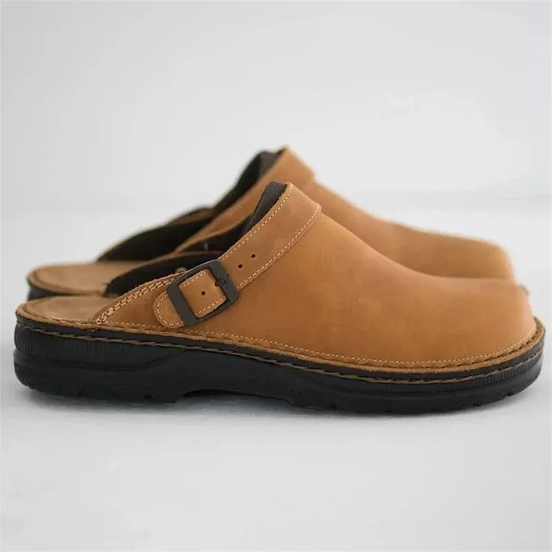 Jack - Orthopedic Leather Slippers