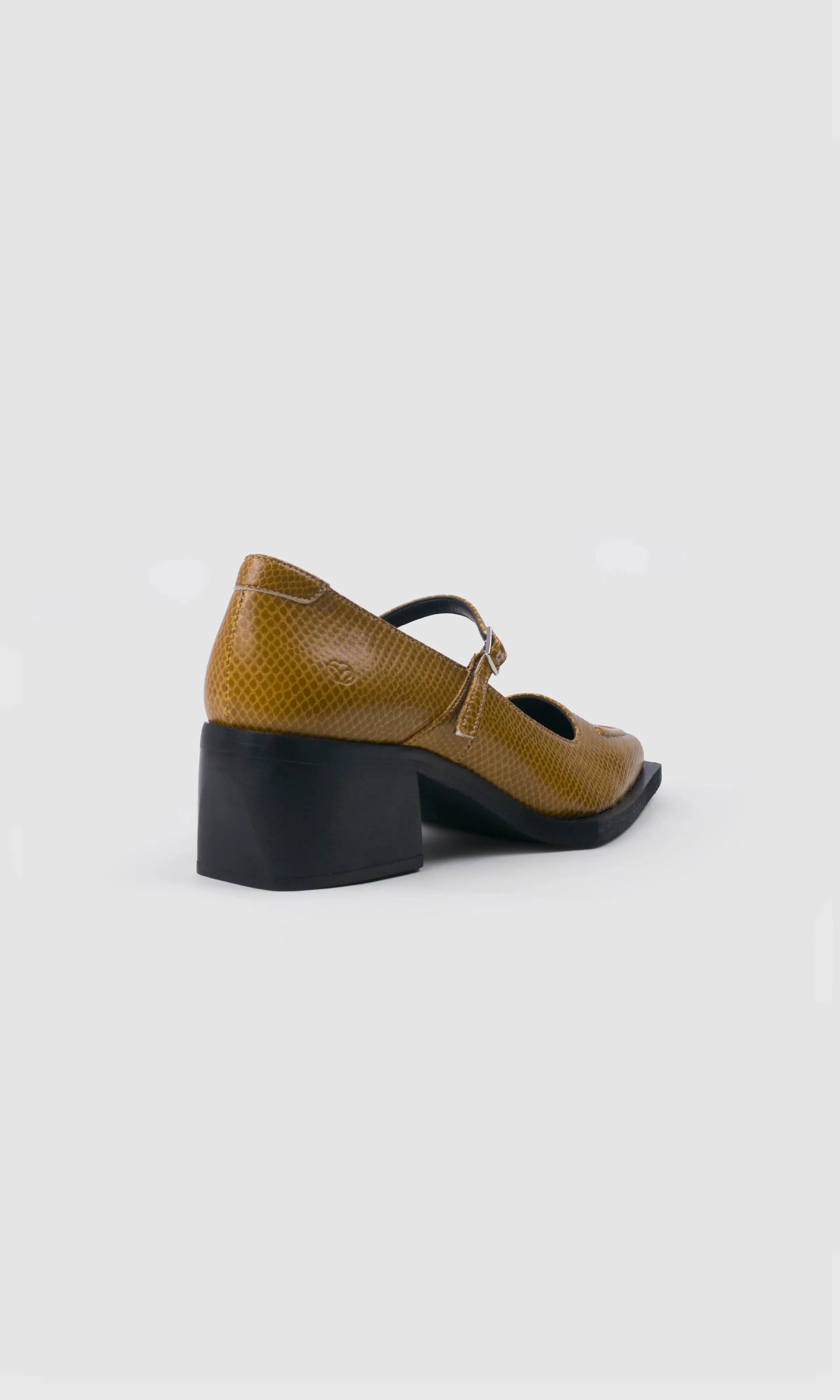 Julia Apple Leather Vegan Pumps | Hazel