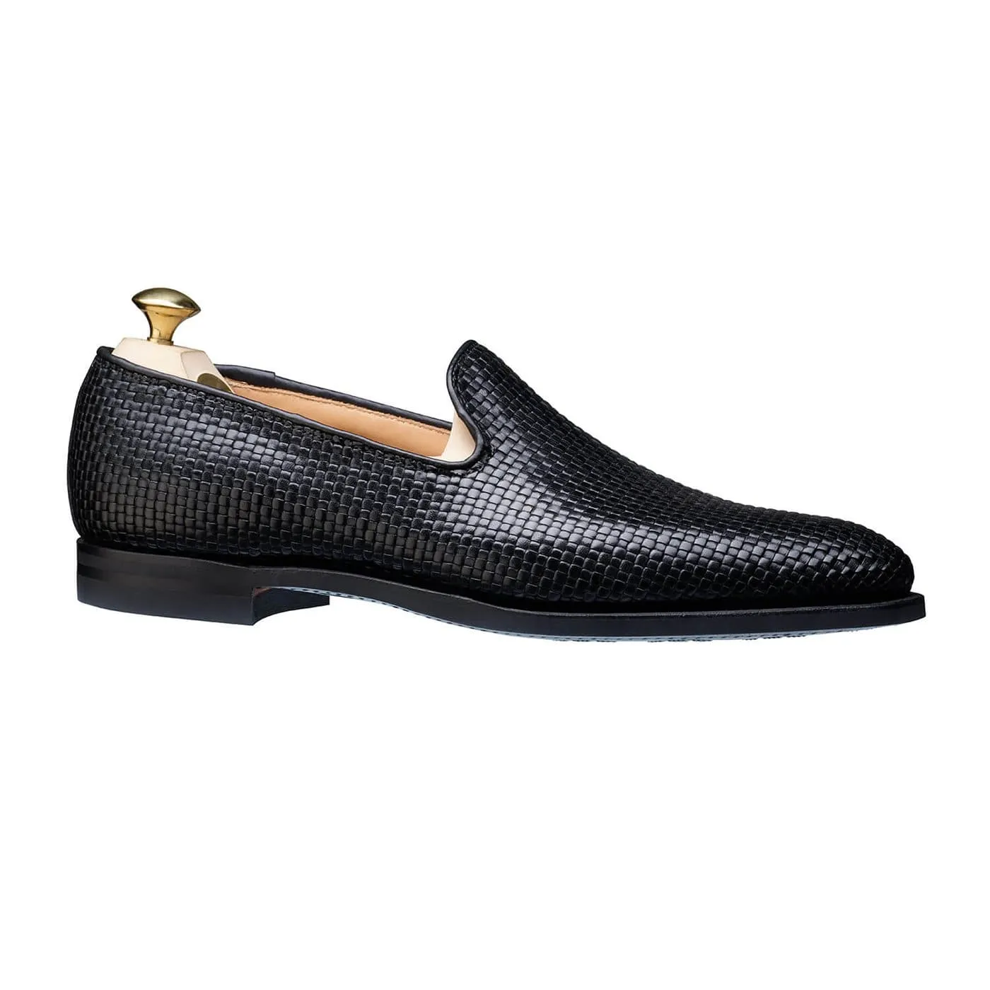 Kensington Black Woven Calf