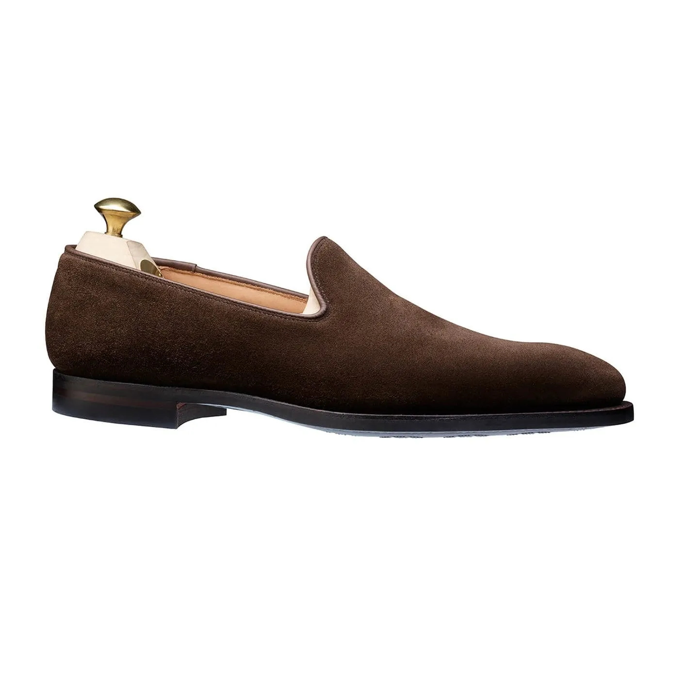 Kensington Dark Brown Calf Suede