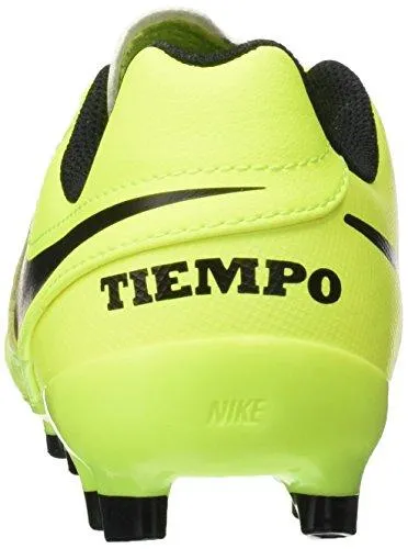 Kids Jr Tiempo Legend Vi Fg Volt/Black Volt Soccer Cleat 1.5 Kids Us