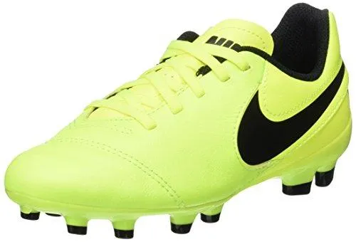 Kids Jr Tiempo Legend Vi Fg Volt/Black Volt Soccer Cleat 1.5 Kids Us