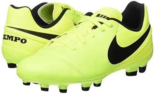 Kids Jr Tiempo Legend Vi Fg Volt/Black Volt Soccer Cleat 1.5 Kids Us