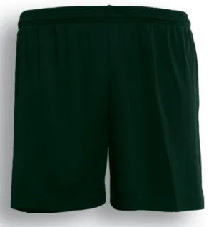 Kids Plain Soccer Shorts - Bottle Green