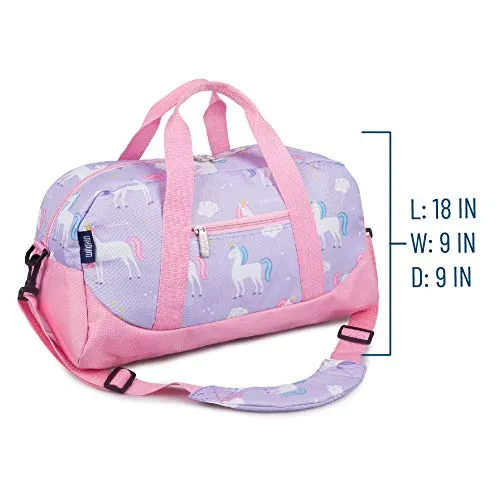 Kids Unicorn Duffel Bag for Travel, Sports, leisure, School