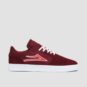 Lakai Cardiff Shoes - Burgundy Suede