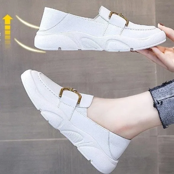 Leather Casual Shoes All-match Summer