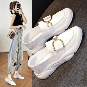 Leather Casual Shoes All-match Summer