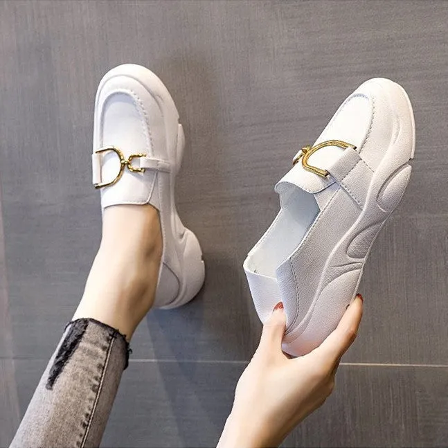 Leather Casual Shoes All-match Summer