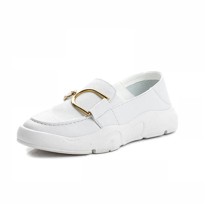 Leather Casual Shoes All-match Summer