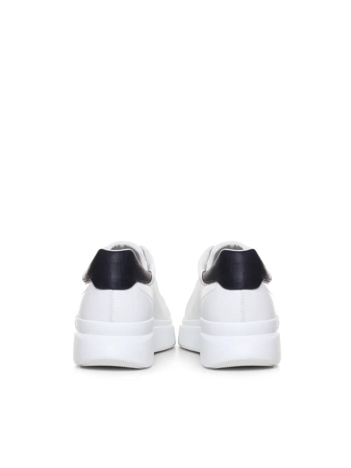 Leather Sneakers H580 Slash in White