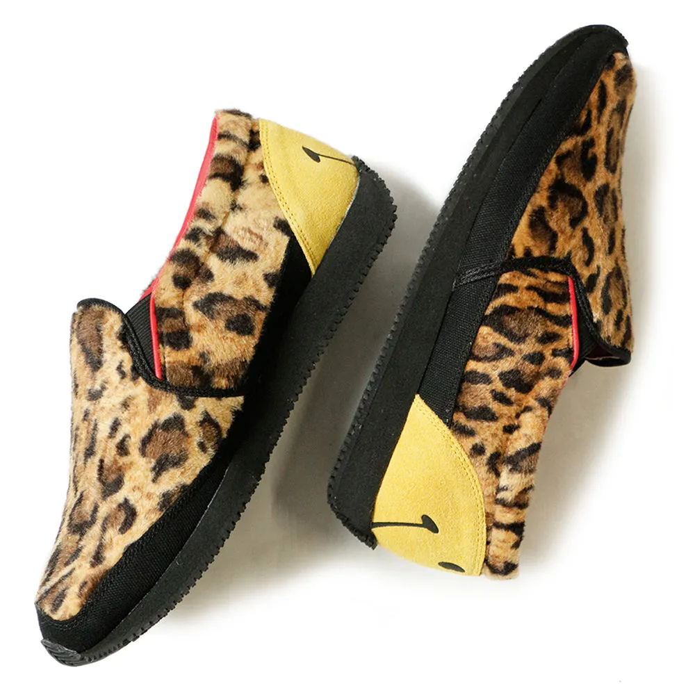 LEOPARD FUR SMILIE HEEL MILAN SLIP-ON