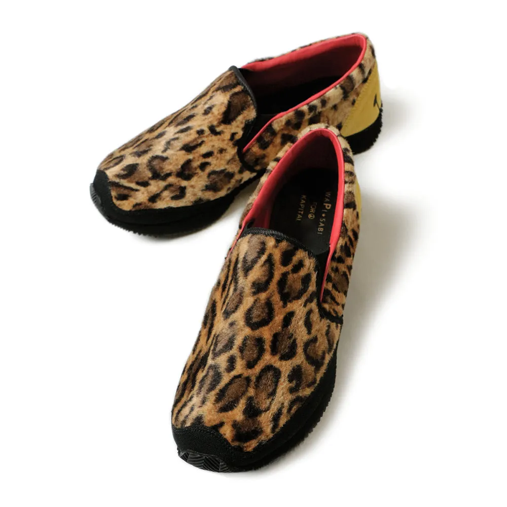 LEOPARD FUR SMILIE HEEL MILAN SLIP-ON