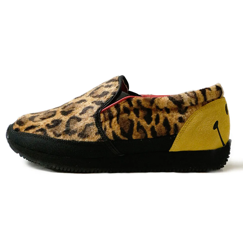 LEOPARD FUR SMILIE HEEL MILAN SLIP-ON