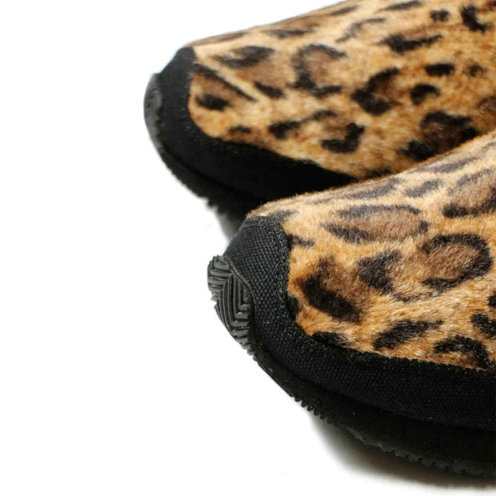 LEOPARD FUR SMILIE HEEL MILAN SLIP-ON