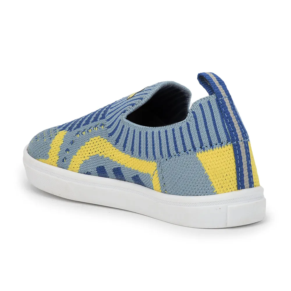 Lucy & Luke (Blue) Casual Non Lacing Shoes For Kids MINT-5 By Liberty