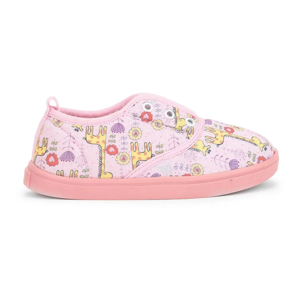 Lucy & Luke (Pink) Casual Lacing Shoes For Kids Mint-3 By Liberty