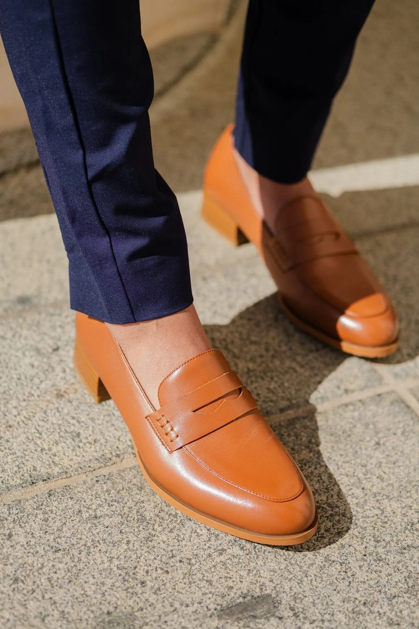 Marcel Leather Loafer Tan