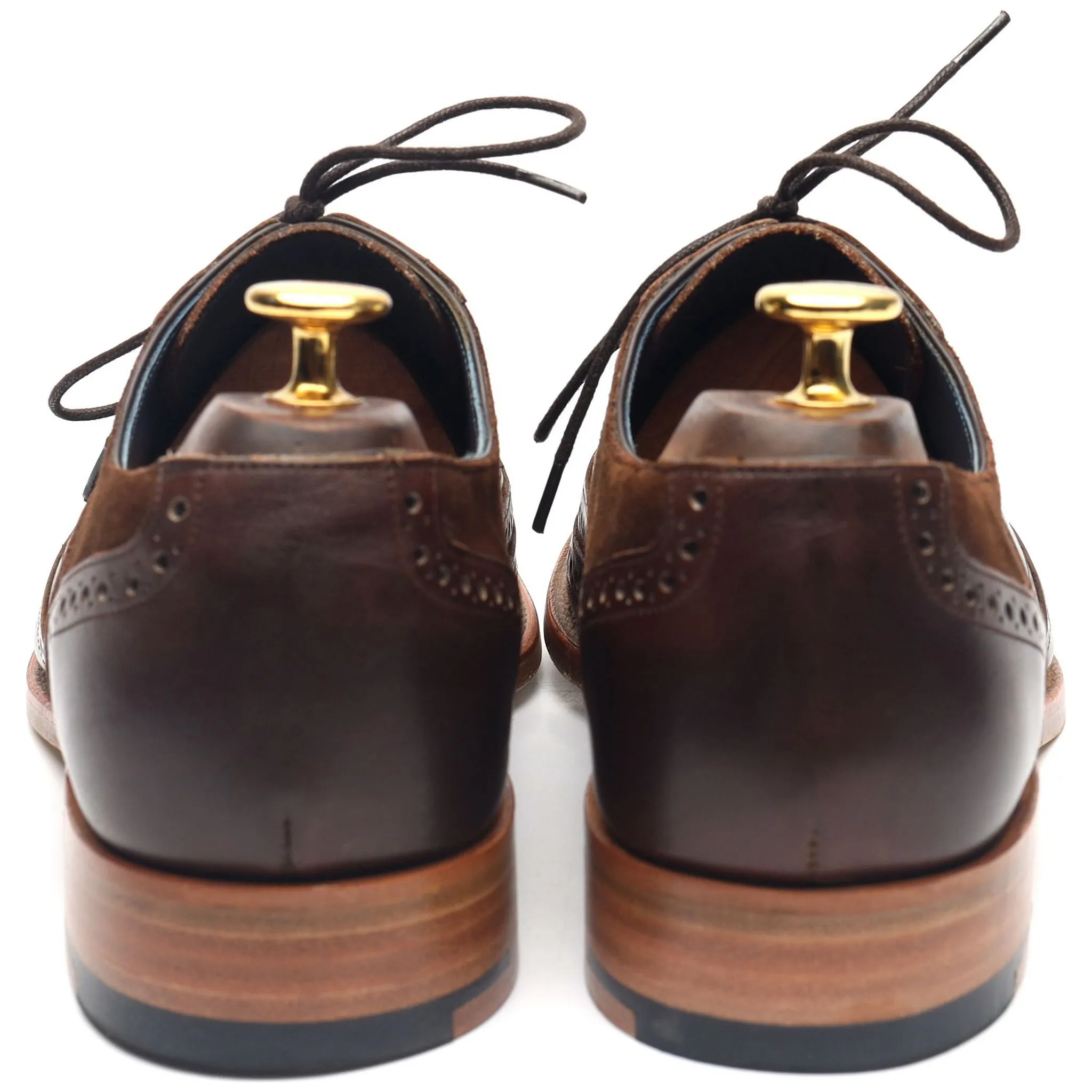 'McClean' Brown Leather Brogues UK 7 F