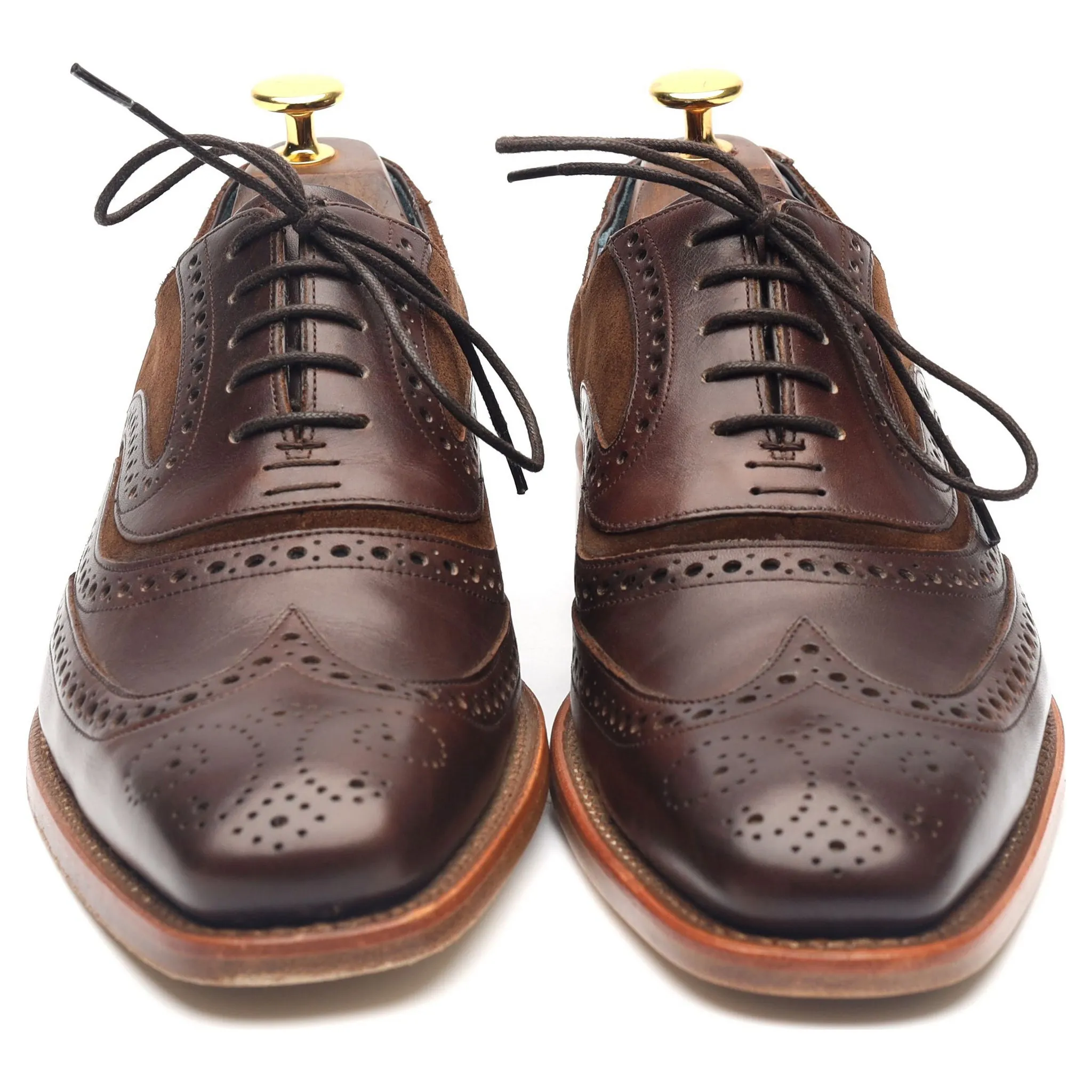 'McClean' Brown Leather Brogues UK 7 F