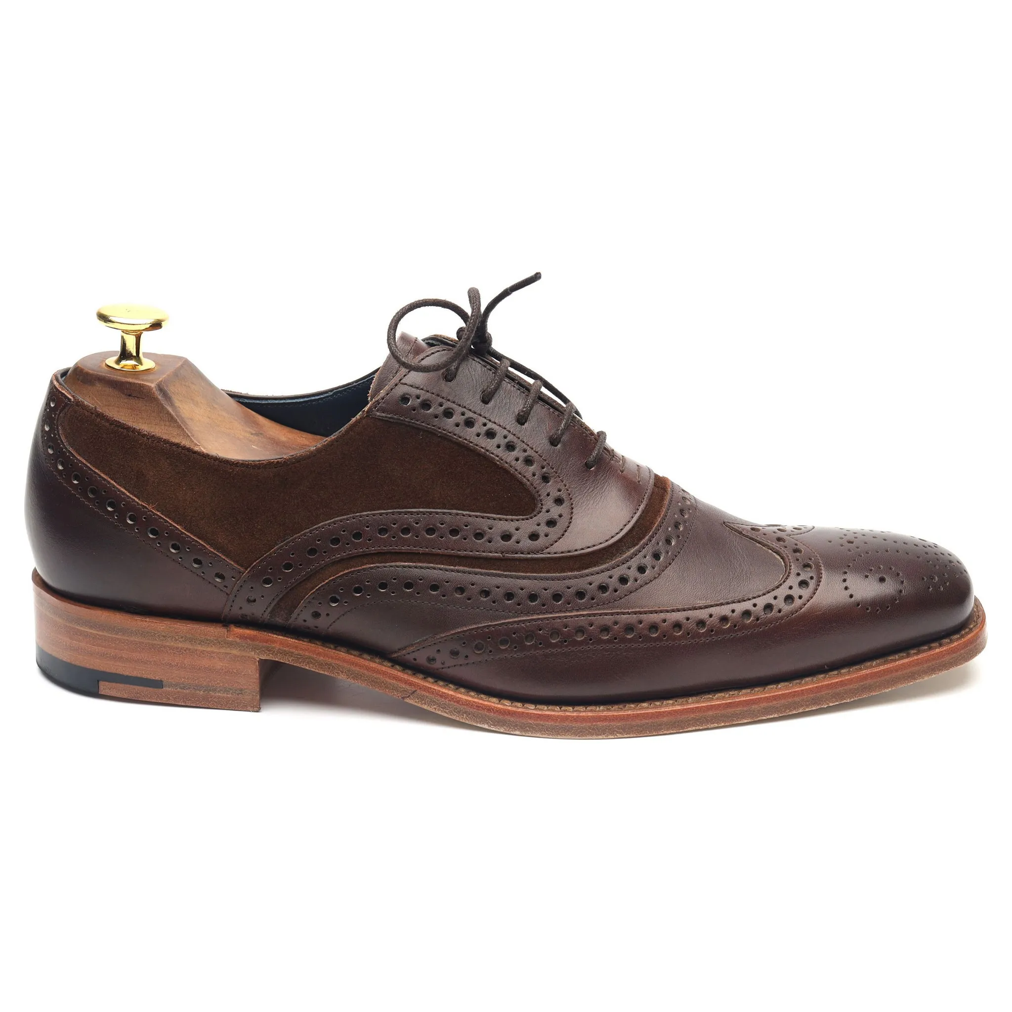 'McClean' Brown Leather Brogues UK 7 F