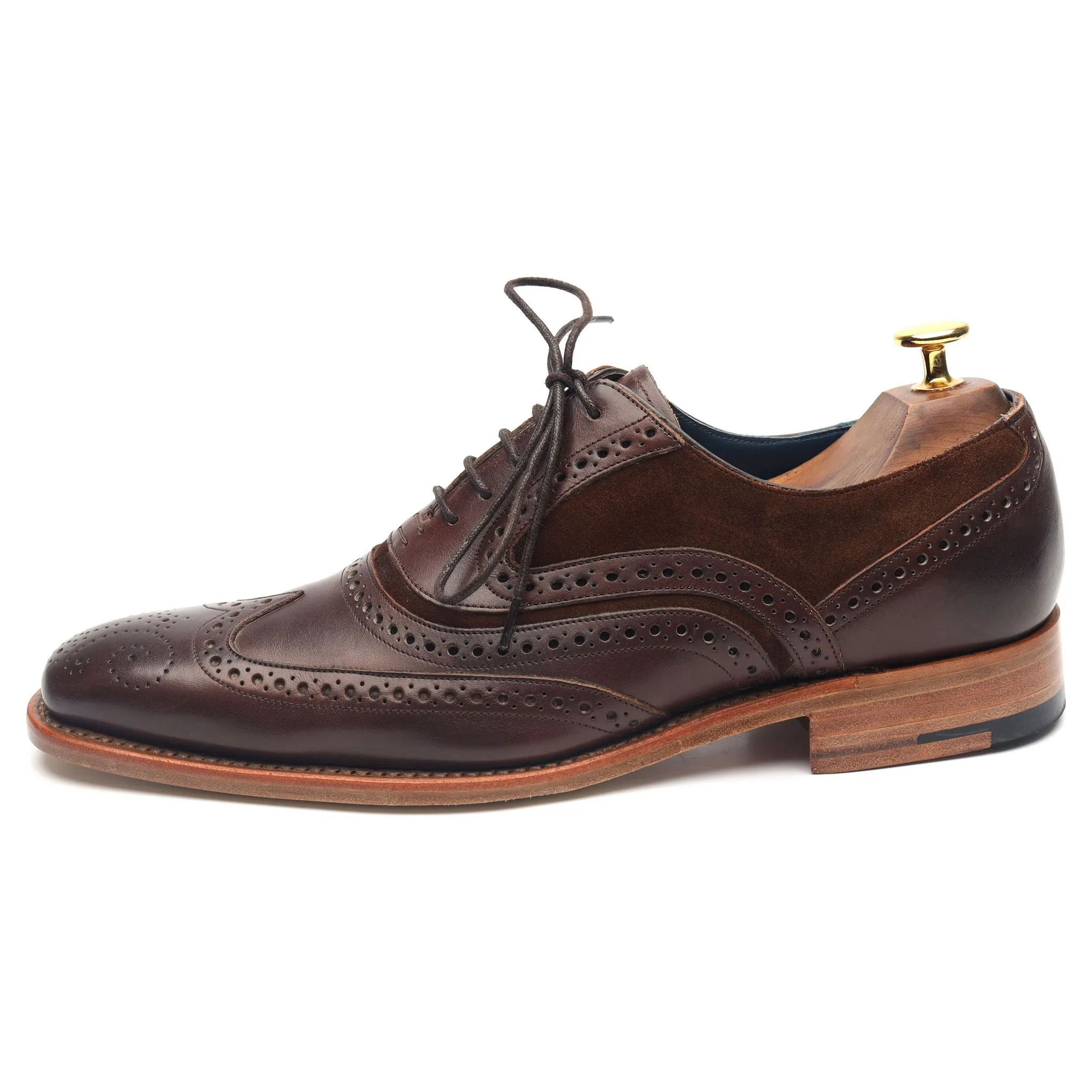 'McClean' Brown Leather Brogues UK 7 F