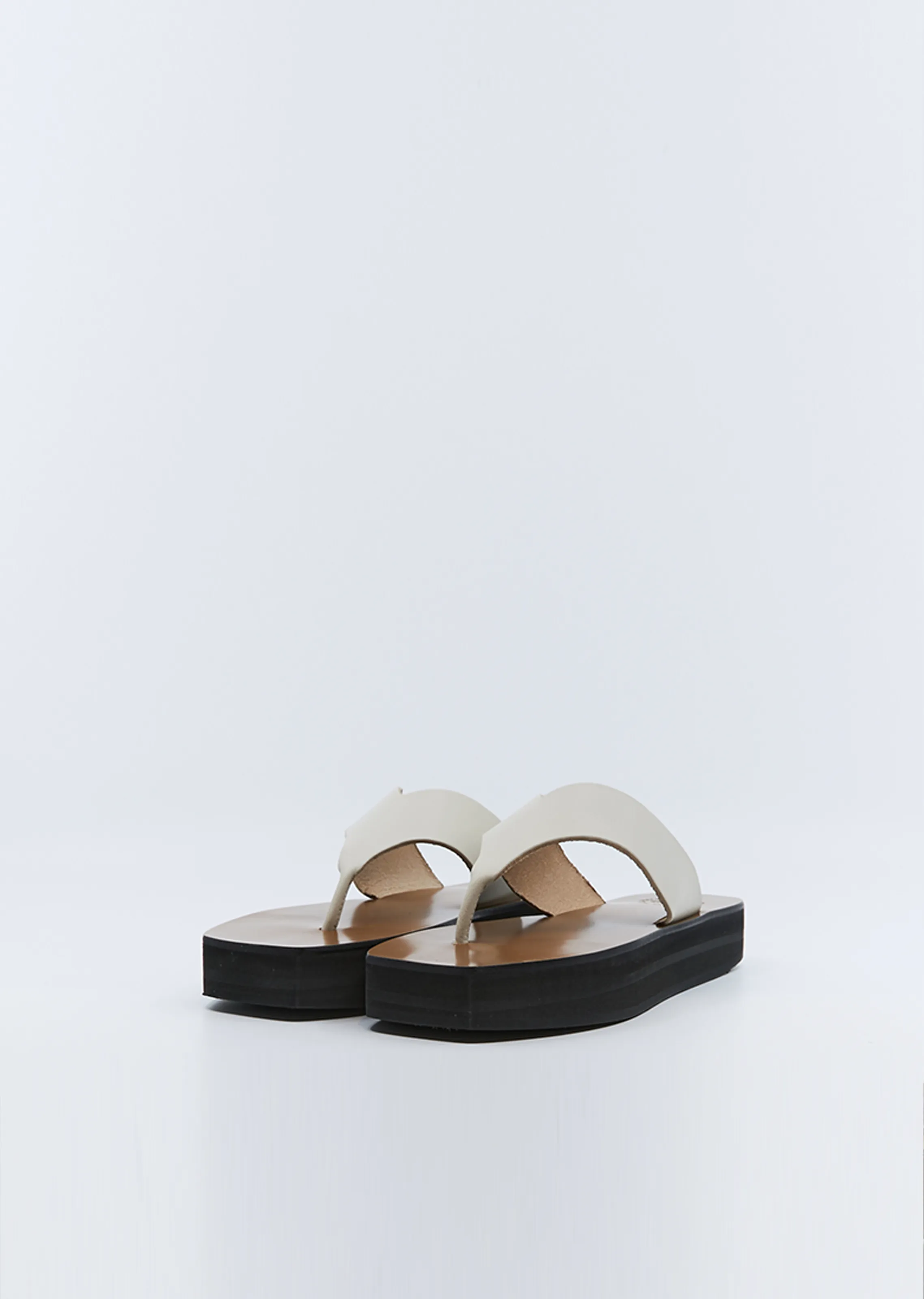 Mellito Vachetta Sandal — Ice White