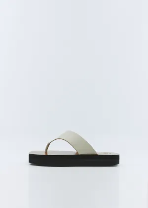 Mellito Vachetta Sandal — Ice White