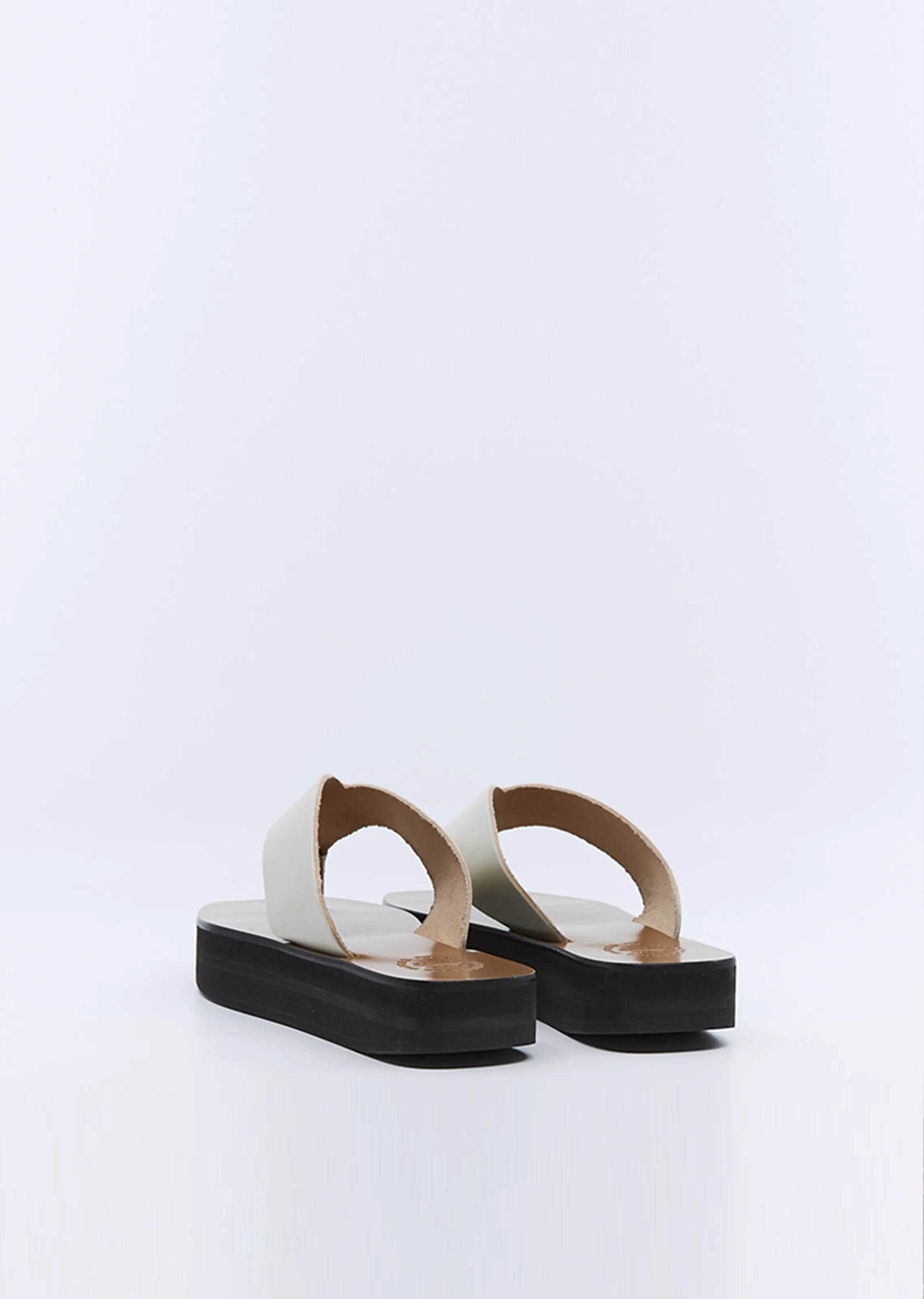 Mellito Vachetta Sandal — Ice White