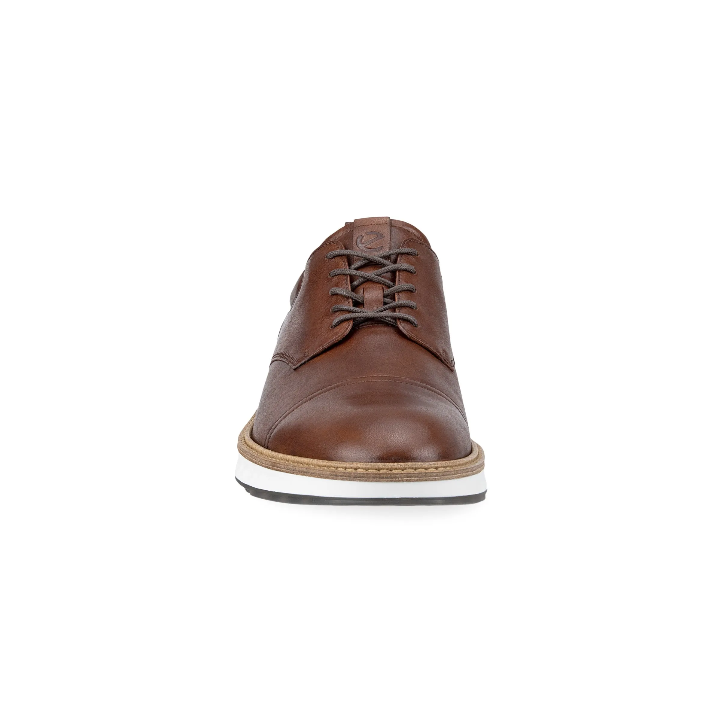 Men's Ecco St.1 Hybrid Derby Shoe Color: Cognac