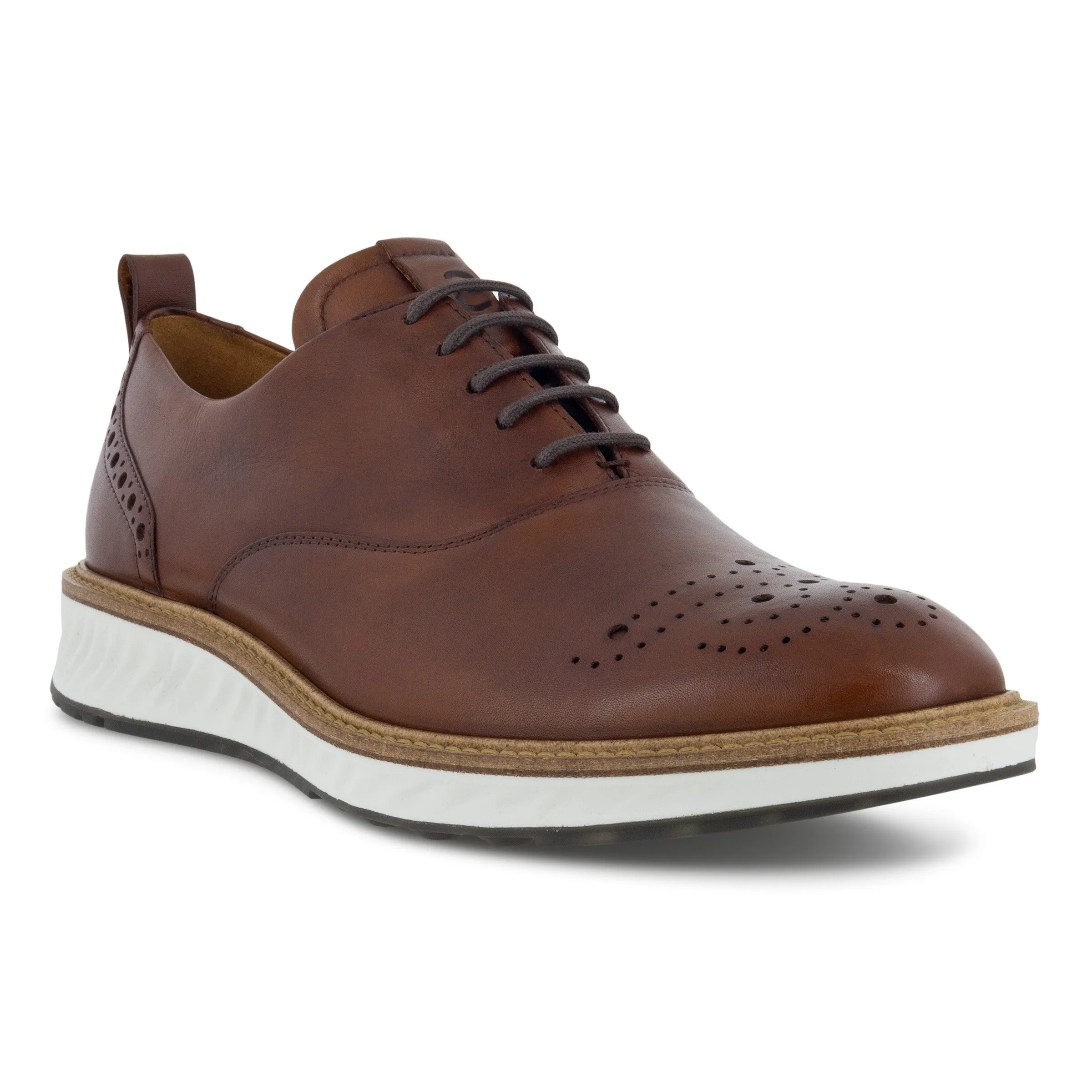 Men's Ecco St.1 Hybrid Shoe Color: Cognac