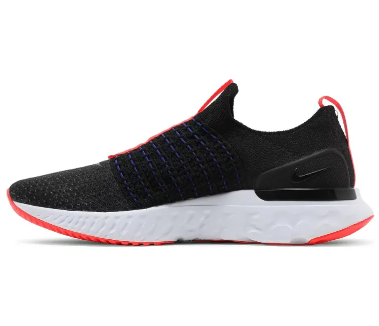 Men's Nike React Phantom Run (Black/Bright Crimson)