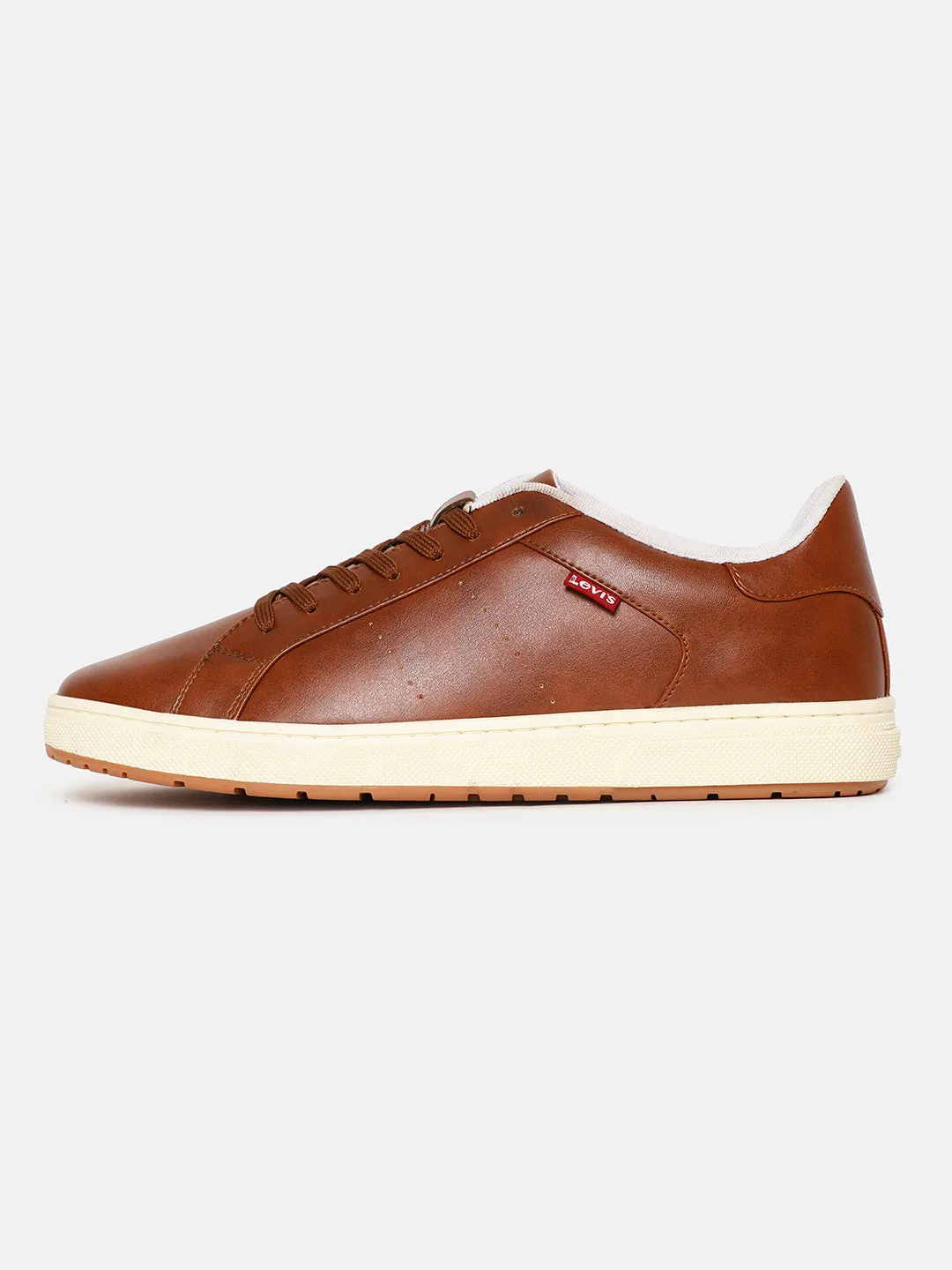 Men's Tan Solid Shoes