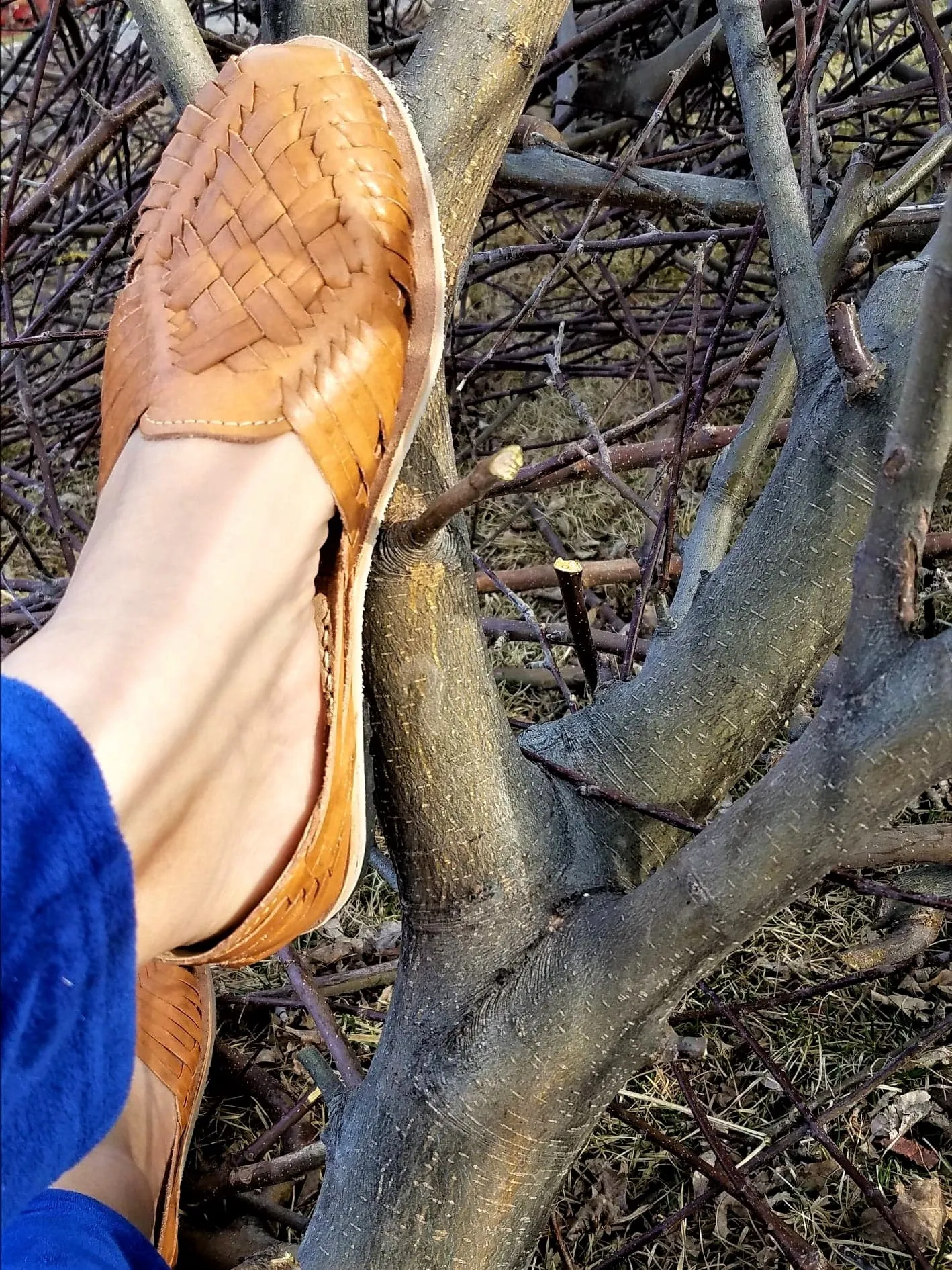 Mexican Handwoven Women's Flats Shoes-Huaraches